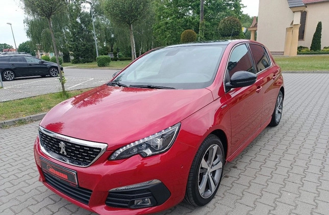 Peugeot 308 cena 51500 przebieg: 166000, rok produkcji 2017 z Góra małe 742